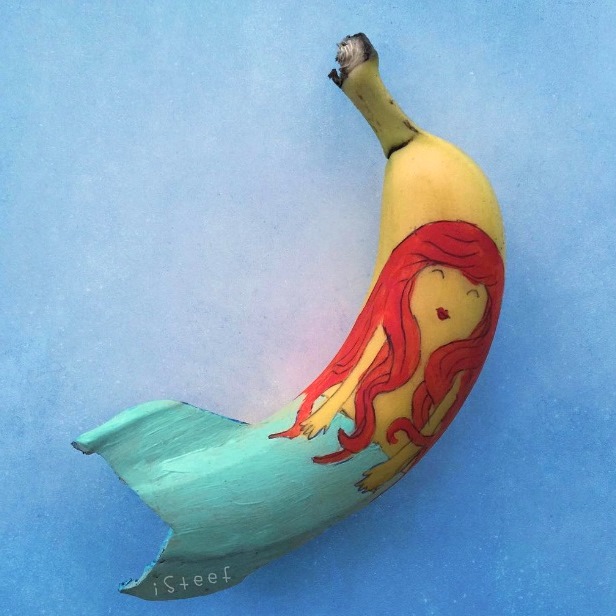 Банановый food art