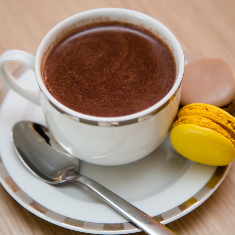 Горячий шоколад в Esperance café